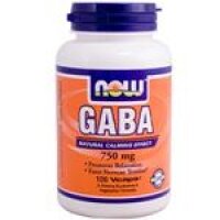 GABA de Now Foods 750 mg (100 cápsulas)