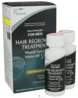 Minoxidil 2 x 60 ml Tratamiento Regular para crecimiento cabell