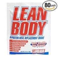 Lean Body remplazo de comidas (80 paquetes)