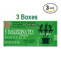 Ballerina tea (la dieta) Bailarina la / 3 cajas = 54 bolsitas
